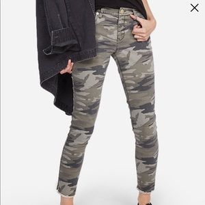 Express Camo Ankle Jean Legging